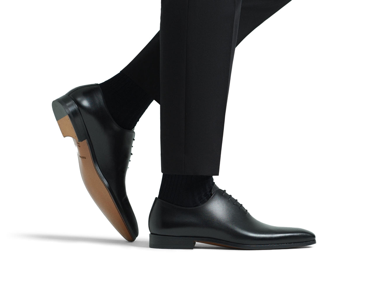 Cruz – Richelieu Noir (Bout Lisse)