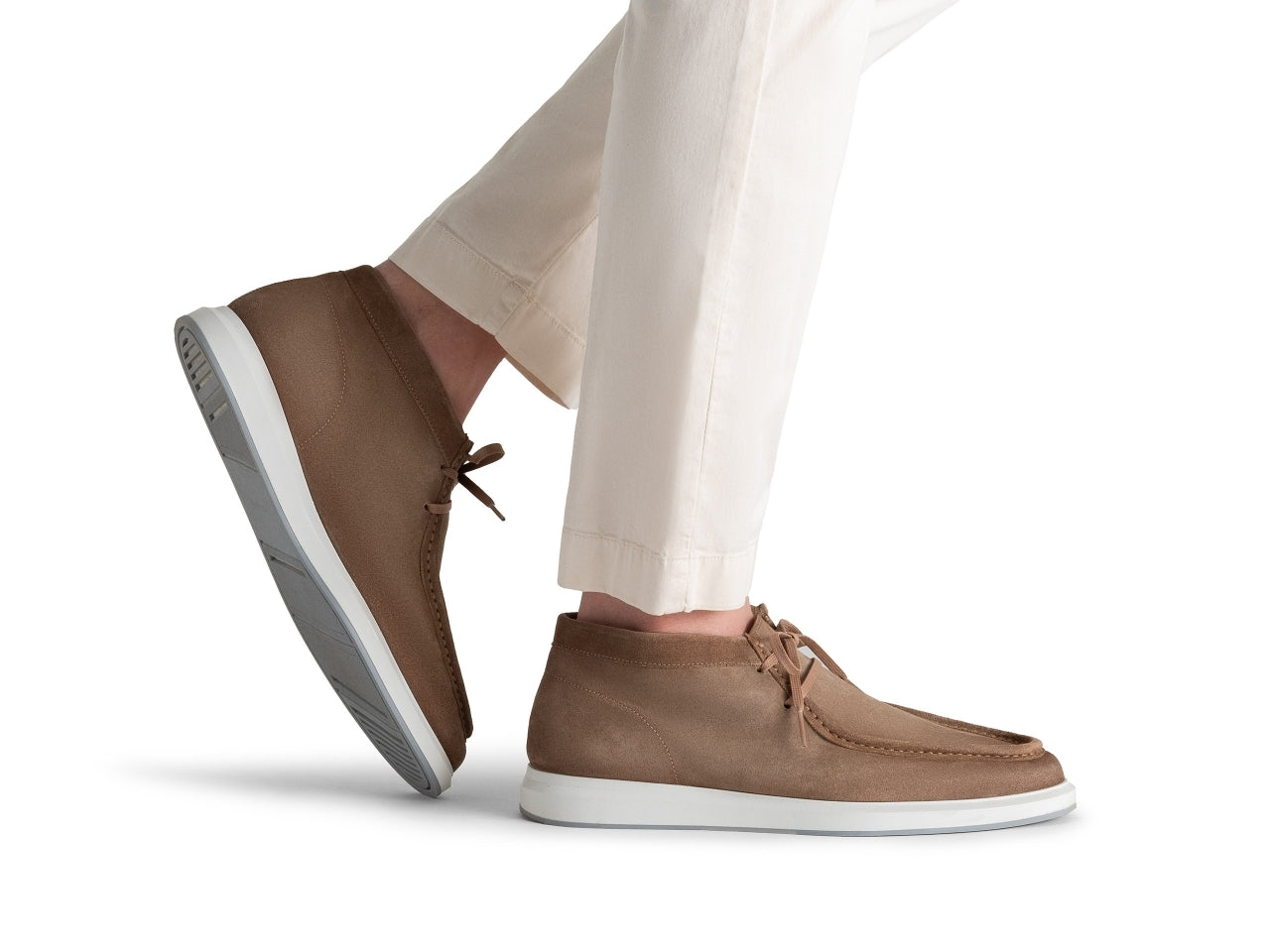 Oslo – Chukka en Daim Taupe