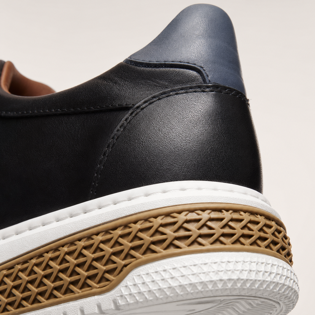 Premium Leather Dress Sneakers
