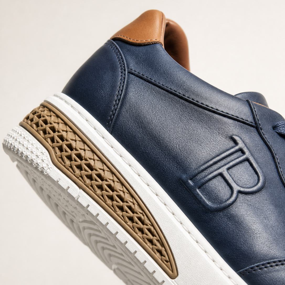 Premium Leather Dress Sneakers