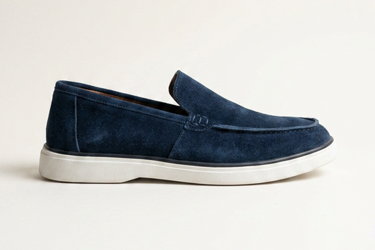 Suede Slip-On Loafers
