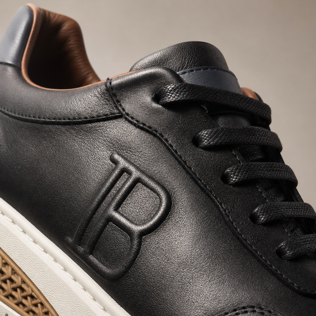 Premium Leather Dress Sneakers