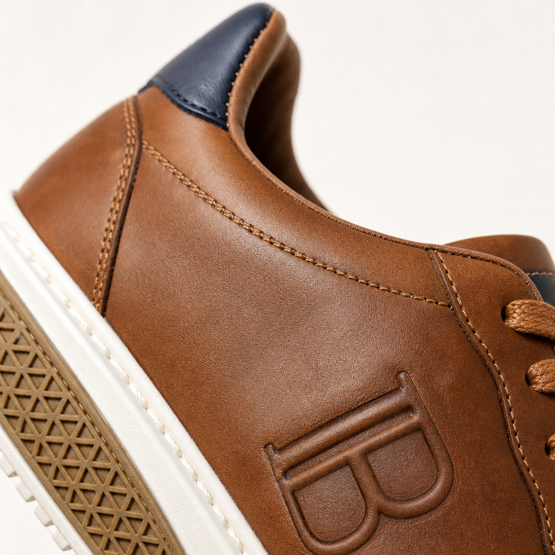 Premium Leather Dress Sneakers