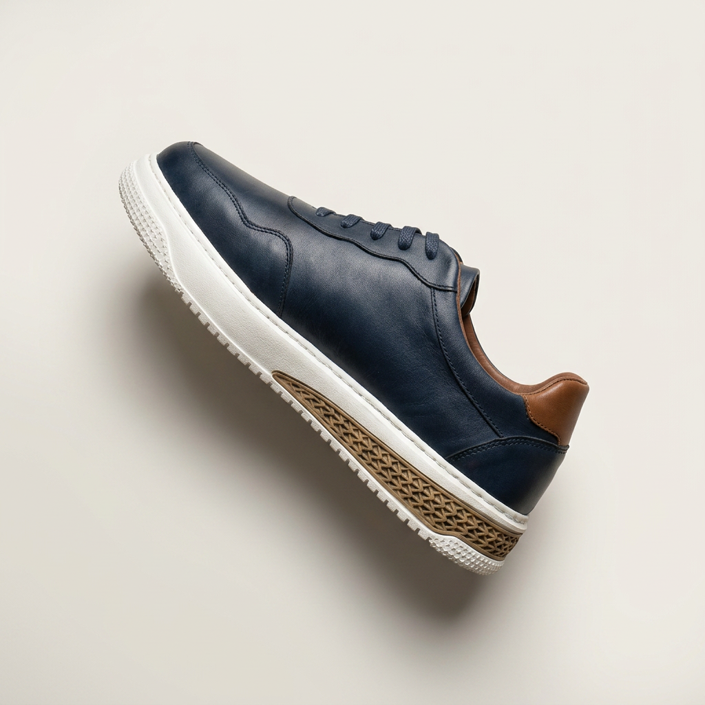 Premium Leather Dress Sneakers