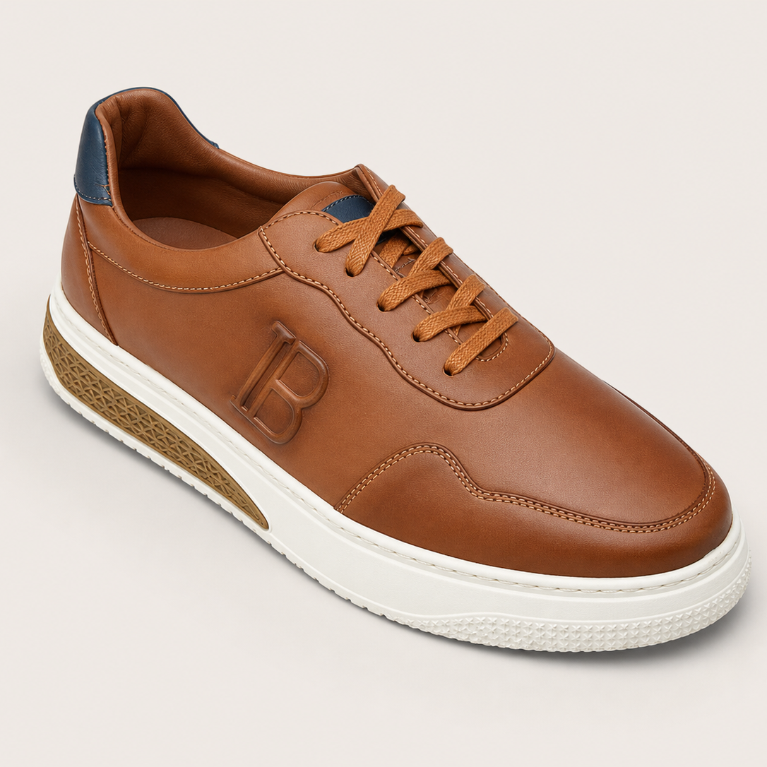 Premium Leather Dress Sneakers