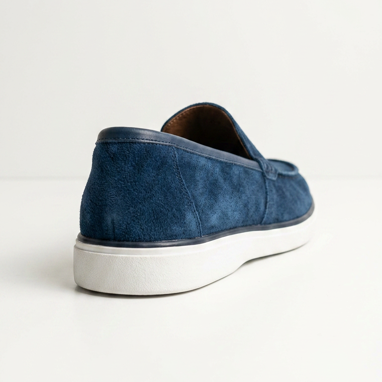 Suede Slip-On Loafers