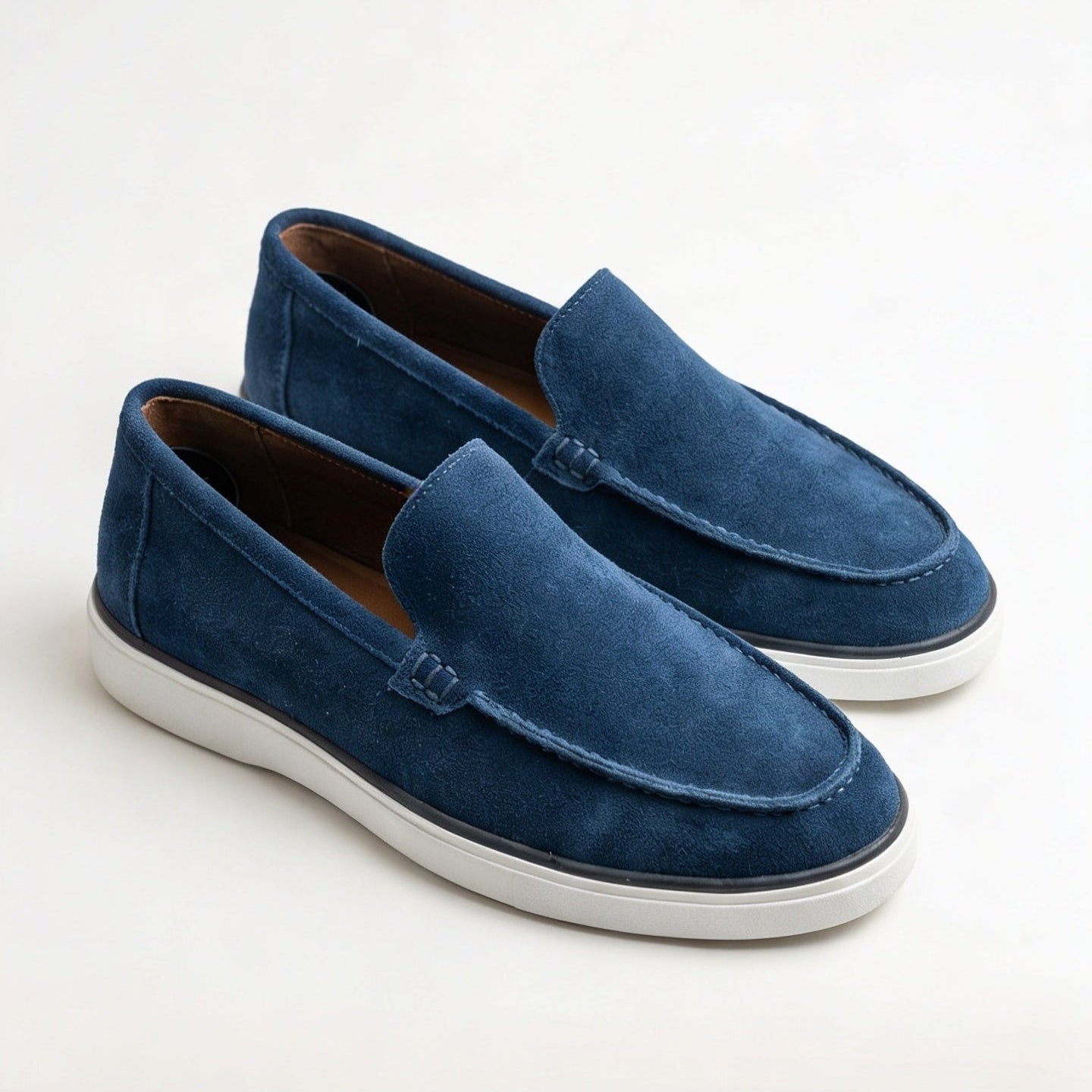 Suede Slip-On Loafers